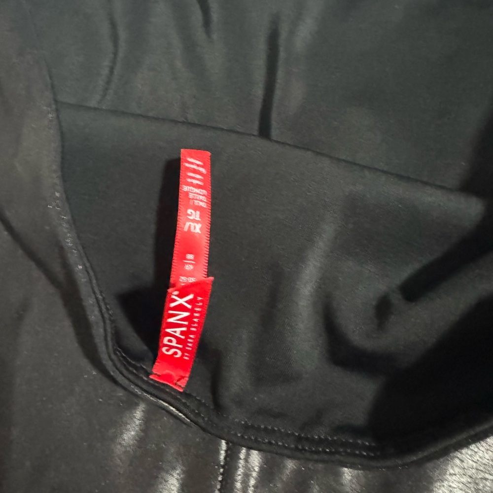 SPANX Shiny Black Tights